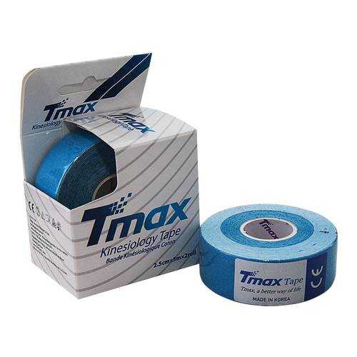 Кинезио тейп Tmax Extra Sticky 2.5x5 (2 шт.), -, синий, хлопок - 96%, спандекс - 4%