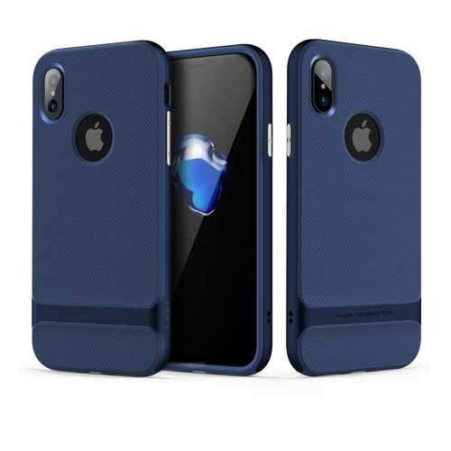 Чехол накладка Rock Royce Series для Apple iPhone X/Xs Blue