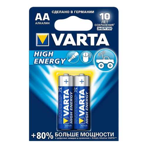 Батарейка Varta High Energy LR6-2BL 2 шт
