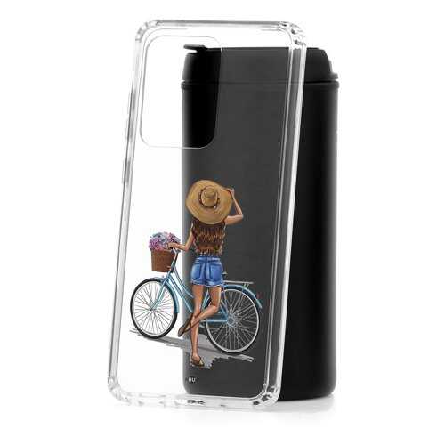Чехол Samsung Galaxy S20 Ultra Kruche Print Велосипедная прогулка