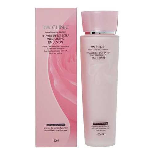 Эмульсия для лица 3W Clinic Flower Effect Extra Moisture Emulsion 150 мл
