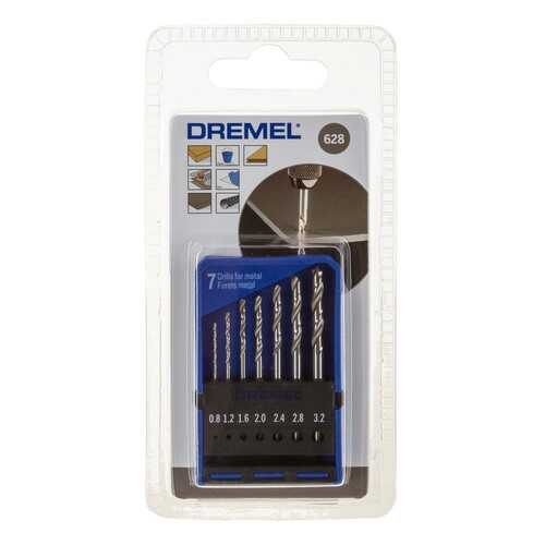 Набор сверл Dremel 628 7шт синий (2615062832)