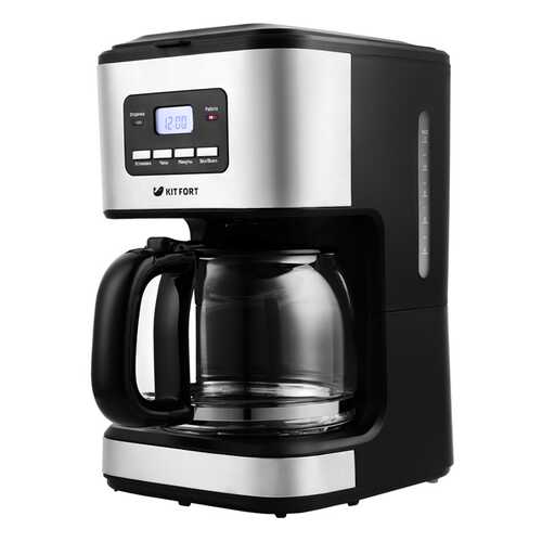 Кофеварка капельного типа Kitfort КТ-719 Black/Silver