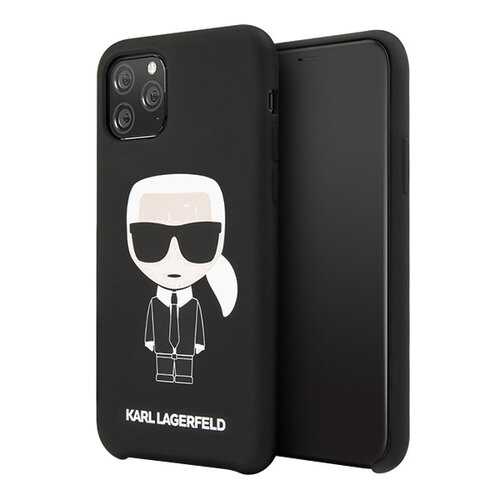 Чехол Karl Lagerfeld Liquid Iconic (KLHCN61SLFKBK) для iPhone 11 (Black)