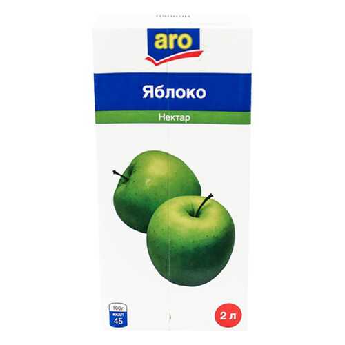 Нектар Aro яблоко осветленный 2 л