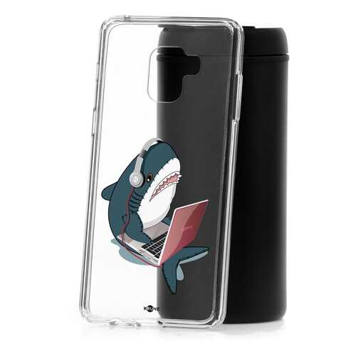 Чехол Samsung Galaxy A8+ 2018 (A730) Kruche Print Акула