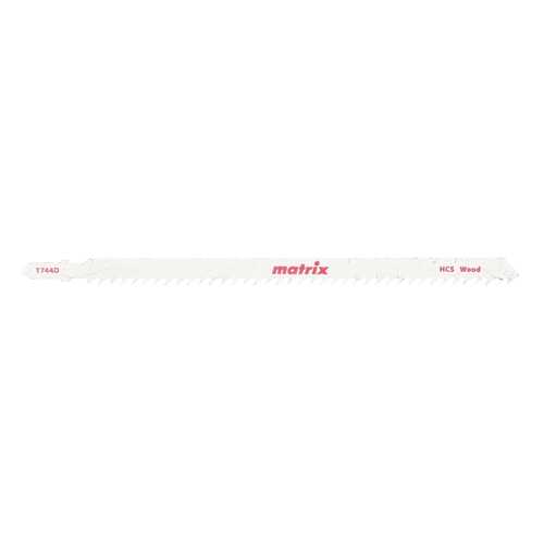 Пилки для лобзика MATRIX по дереву 3 шт T744D, 155 x 4 мм HCS 78223