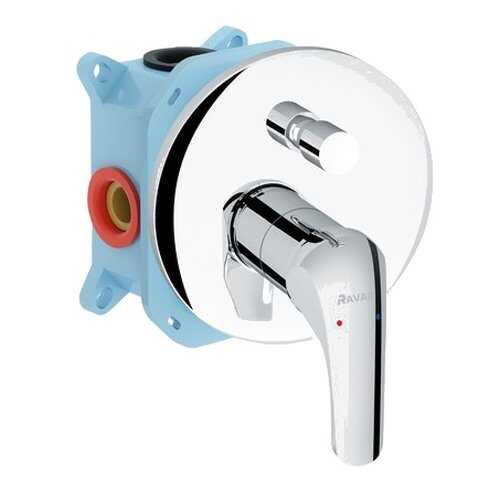 Смеситель скрытого монтажа Ravak Rosa RS 065.01 с переключателем, X070050