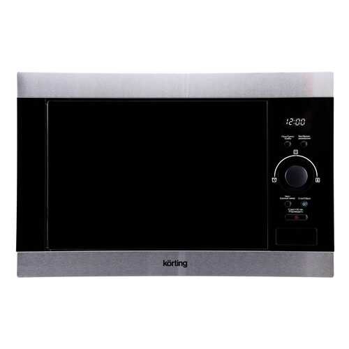 Встраиваемая микроволновая печь Korting KMI 825 XN Silver/Black