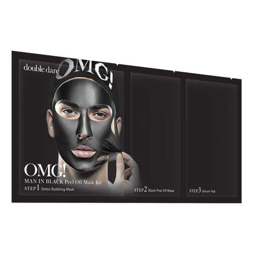 Маска для лица Double Dare OMG! Man In Black Peel Off Mask Kit 15 г