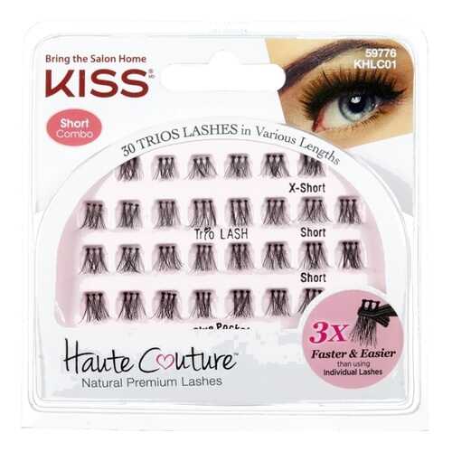 Накладные ресницы KISS Haute Couture Trio Lashes 30 шт 12-574