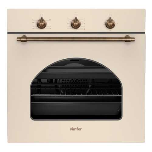 Встраиваемый газовый духовой шкаф Simfer B6GO12017 Beige