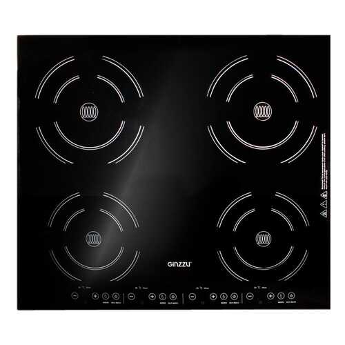 Встраиваемая варочная панель индукционная Ginzzu HCI-407 Black