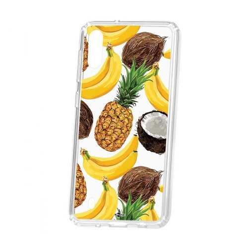 Чехол Kruche Samsung Galaxy M10 Print Тропический микс