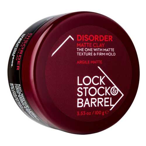 Средство для укладки волос Lock Stock & Barrel Disorder Ultra Matte Clay 100 г