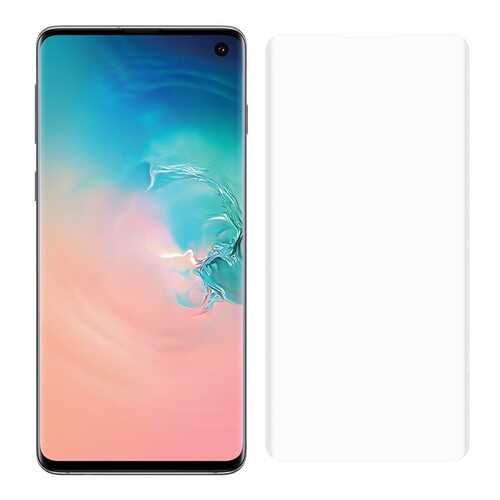 Защитное стекло Krutoff UV 3D Full Glue для Samsung Galaxy S10 с UV-лампой в комплекте