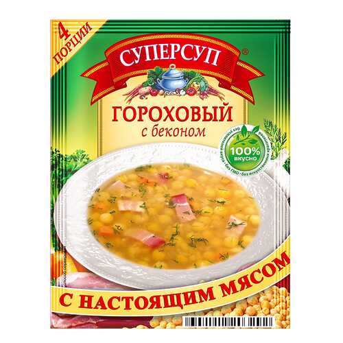 Суперсуп гороховый с беконом 70 г