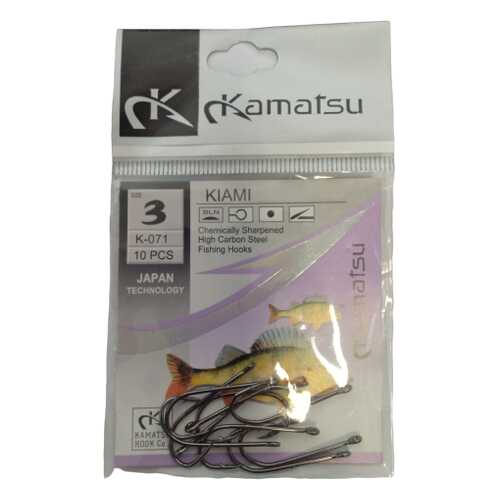 Рыболовные крючки Kamatsu Kiami №3, 10 шт.