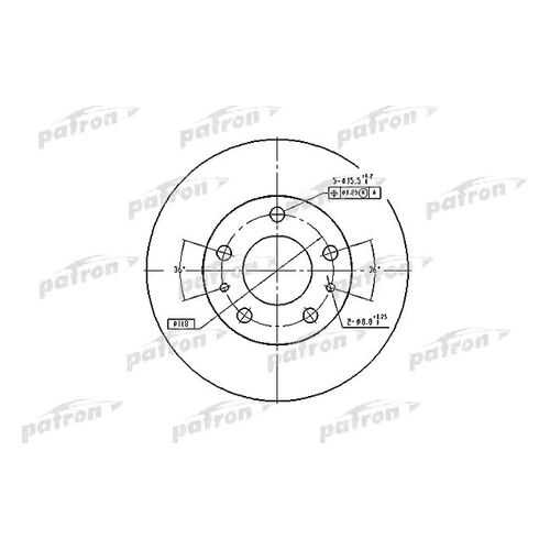 Тормозной диск PATRON PBD7219