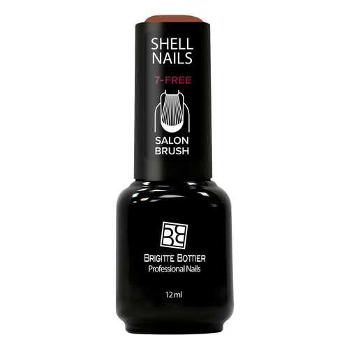 Гель-лак для ногтей Brigitte Bottier Shell Nails тон 966 шоколадный коричневый, 12мл