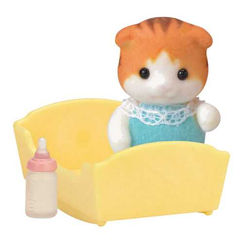 Игровой набор Sylvanian Families Малыш Рыженький котенок