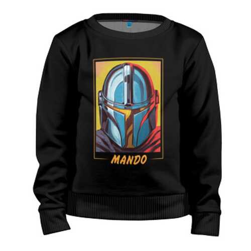 Детский свитшот ВсеМайки The Mandalorian хлопок, размер 128