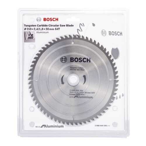 Пильный диск BOSCH 2608644391, по алюминию, 210мм, 30мм