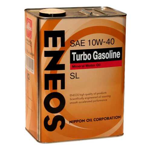 Моторное масло Eneos Turbo Gasoline SL 10W-40 4л
