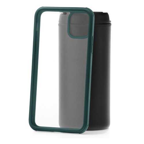 Чехол Apple iPhone 11 Pro Max Kruche Flexible Side Frame Dark green
