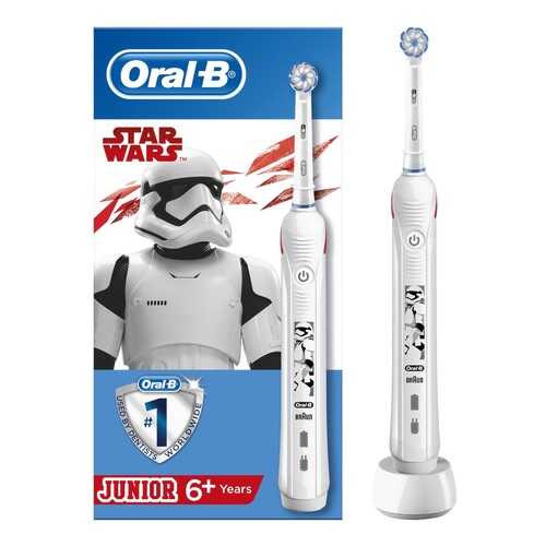 Электрическая зубная щетка Braun Oral-B Pro 2 Junior Sensi Звездные Войны (D501.513.2)