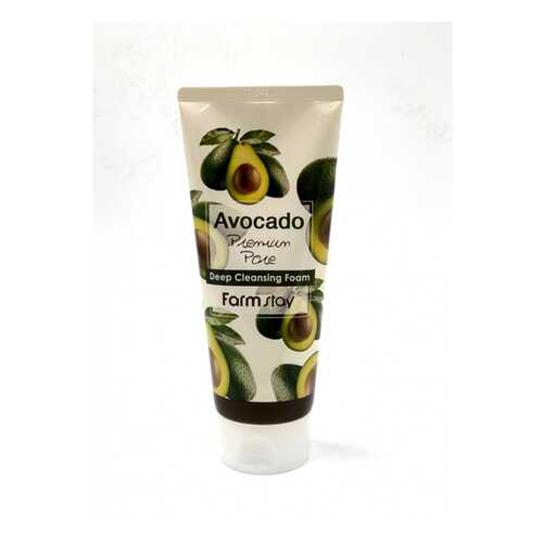 Пенка для умывания Farm stay AVOCADO CLEANSING FOAM 180мл
