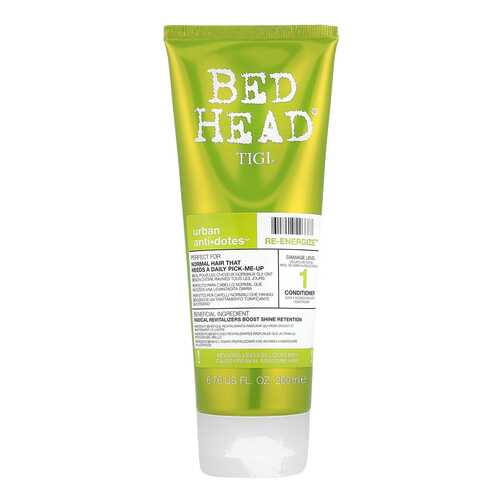 Кондиционер для волос Tigi Bed head Urban Anti+dotes Re-Energize 1 уровень 200 мл