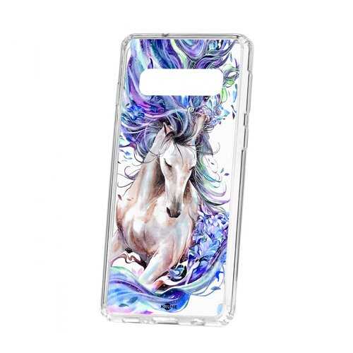 Чехол Kruche для Samsung Galaxy S10 Print Грация