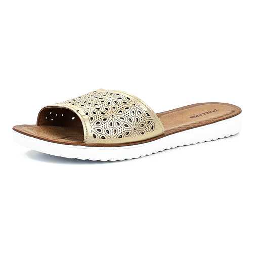 Шлепанцы женские T.Taccardi 710018125 золотистые 39 RU