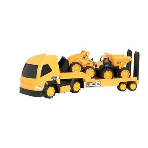 Фура с двумя машинками Hti (Jcb)
