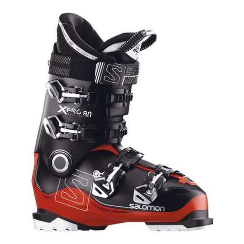 Горнолыжные ботинки Salomon X Pro 80 W 2018, black/red/anthracite, 26.5