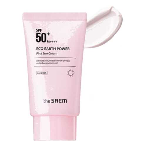 Солнцезащитное средство The Saem Eco Earth Power Pink Sun Cream 50 г