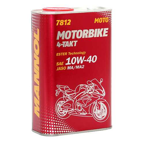 Моторное масло Mannol 4-Takt Motorbike 10W-40 1 л
