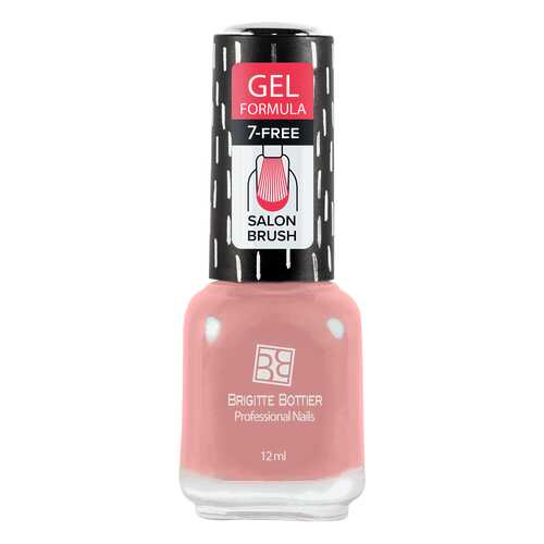 Лак с гелевым эффектом Brigitte Bottier Gel Formula тон 51 цветущий персик, 12 мл
