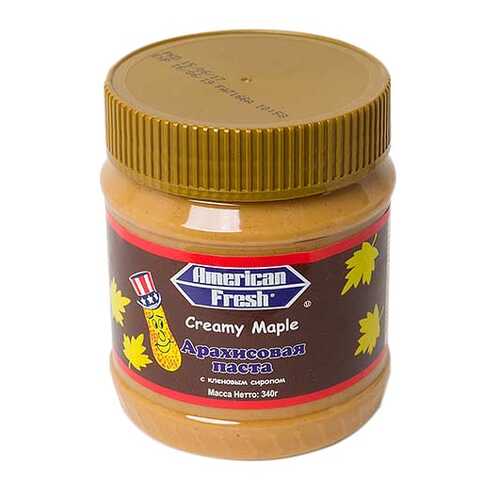 Арахисовая паста American Fresh с кленовым сиропом 340 г