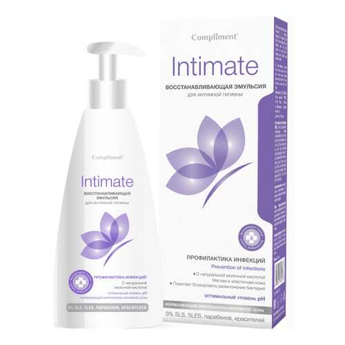 Средство для интимной гигиены Compliment Intimate Восстанавливающее 250 мл
