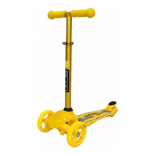 Самокат трехколесный Y-SCOO RT TRIO DIAMOND 120 Kaleidoscope yellow