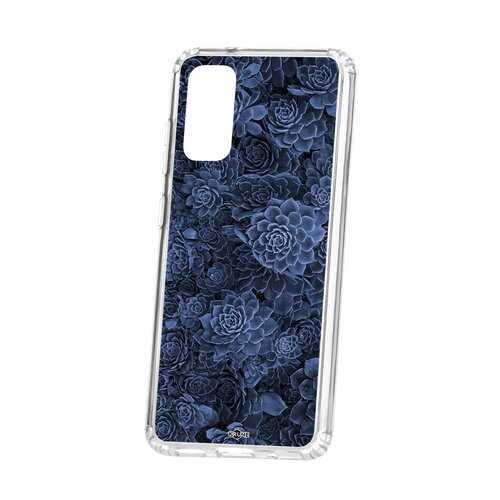 Чехол Kruche для Samsung Galaxy S20 Print Каменная роза