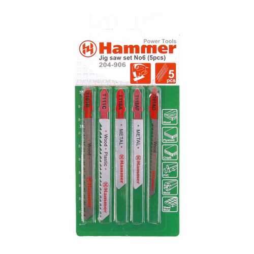 Набор пилок для лобзика Hammer 30575
