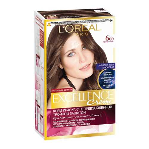 Краска для волос L'Oreal Paris Excellence Тон 600