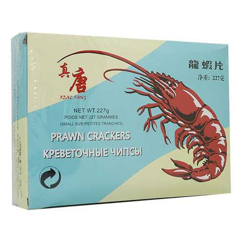 Креветочные чипсы Real Tang полуфабрикат для жарки 227 г