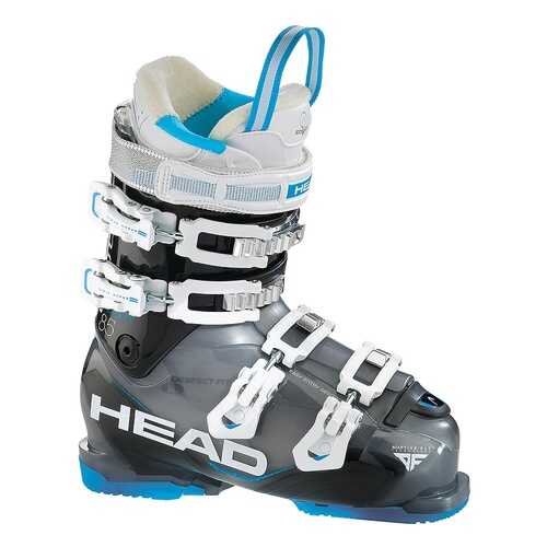 Горнолыжные ботинки HEAD Adapt Edge 85 W 2016, transparent anthracite/black/blue, 24.5