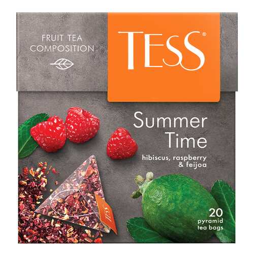 Чайный напиток в пирамидках Tess Summer Time 20 пакетиков