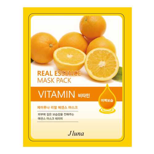 Маска для лица J Luna Real Essence Mask Pack Vitamin 25 мл