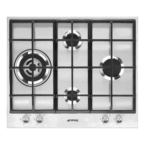 Встраиваемая варочная панель газовая Smeg PX164L Silver